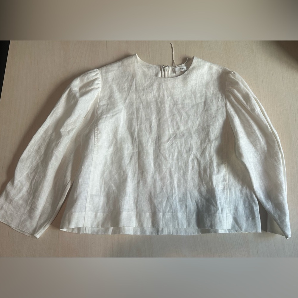 Frame Denim White Blouse